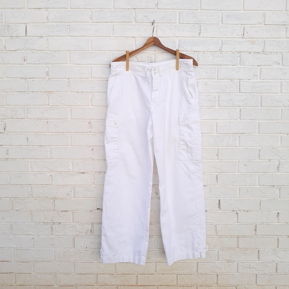 Vintage Lauren Ralph Lauren Cargo Pants White - Picture 1 of 7
